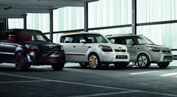 Kia SOUL, представена на изложението в Женева в три различни варианта.